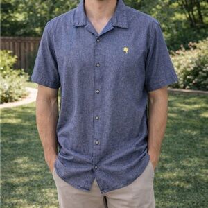 Trunks Men's Blue Short Sleeve Shirt